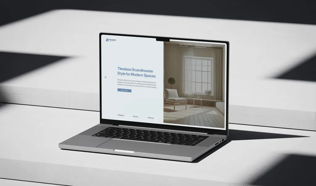 Nordarch Studio art direction — website and digital presence architecture firm branding