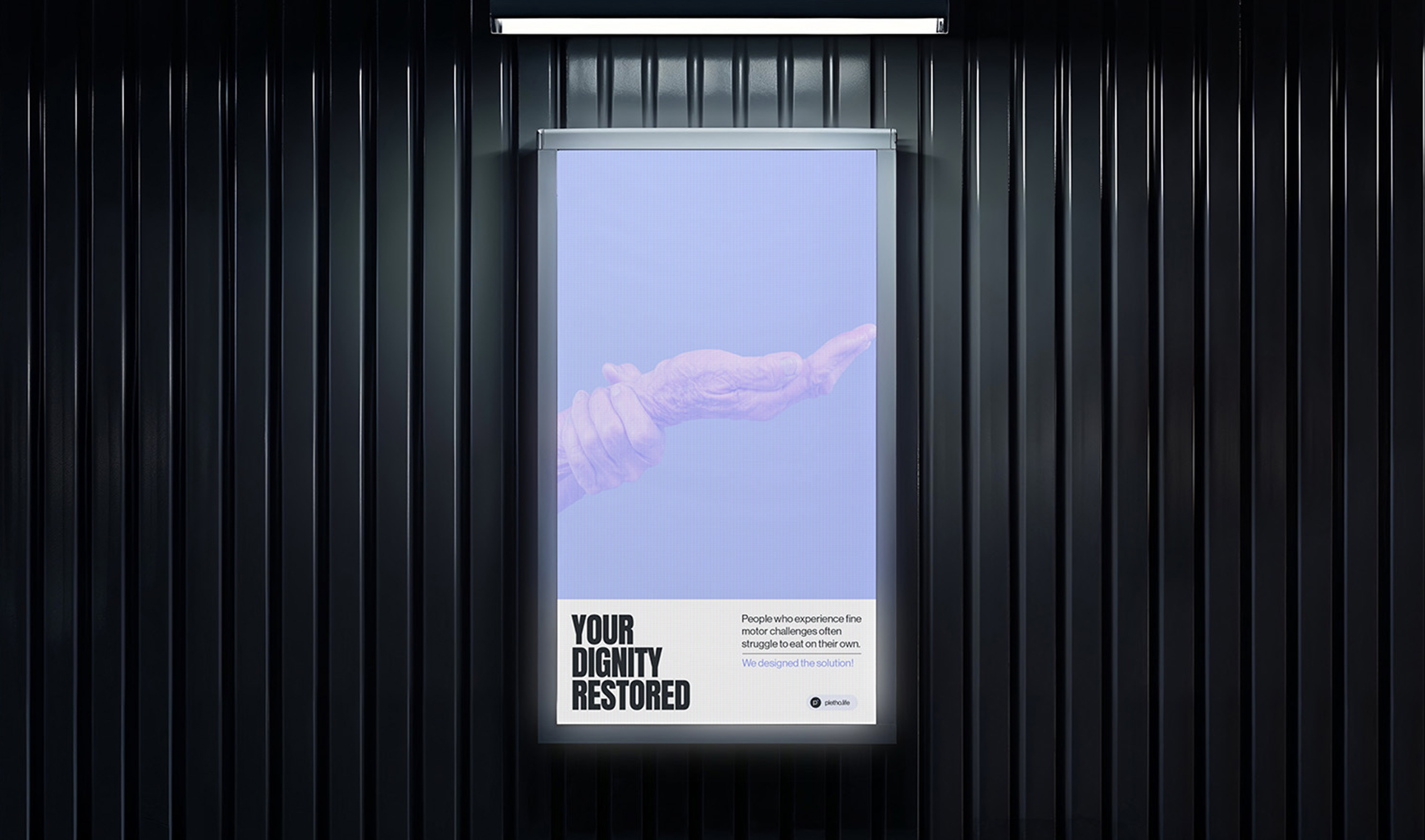 Pletho creative direction — abstract brand visual health tech product marketing