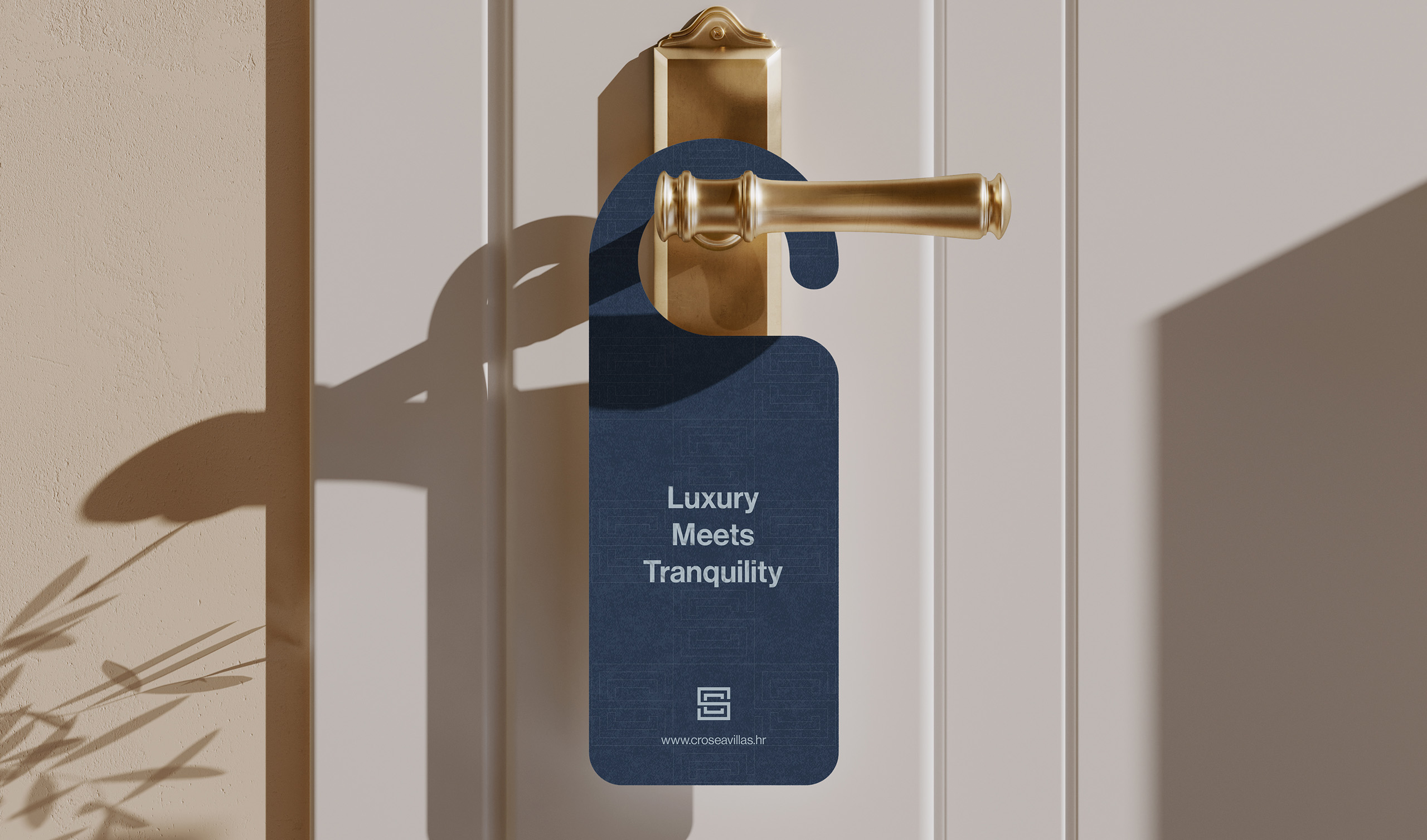 Cro Sea Villas brand identity β packaging and merchandise design